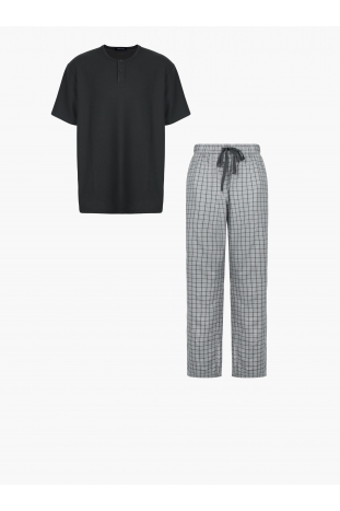 Мужская пижама ( Футболка+брюки) (5022 PBC-5011PBC)